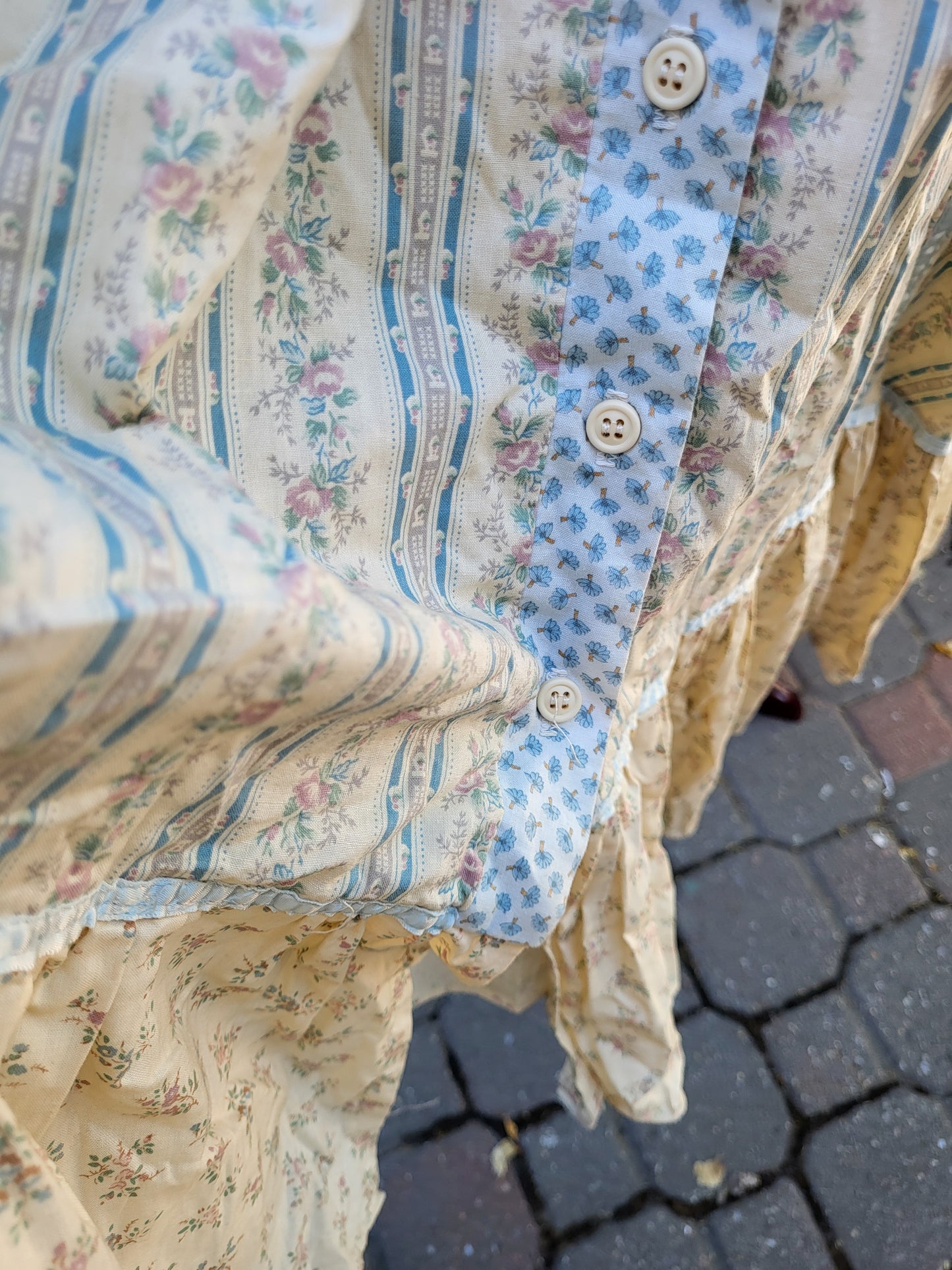 70s Innocent Vintage Gunne Sax Calico Prarie Cottage Dress