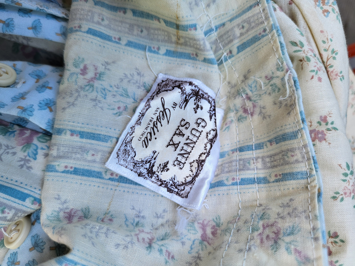 70s Innocent Vintage Gunne Sax Calico Prarie Cottage Dress